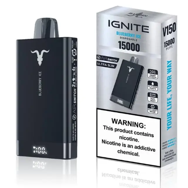 Pod Descartável Ignite V150 Pro 15000 Puffs 5%