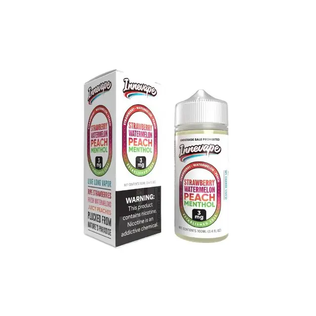 Líquido InneVape Freebase - Strawberry Watermelon Peach Menthol
