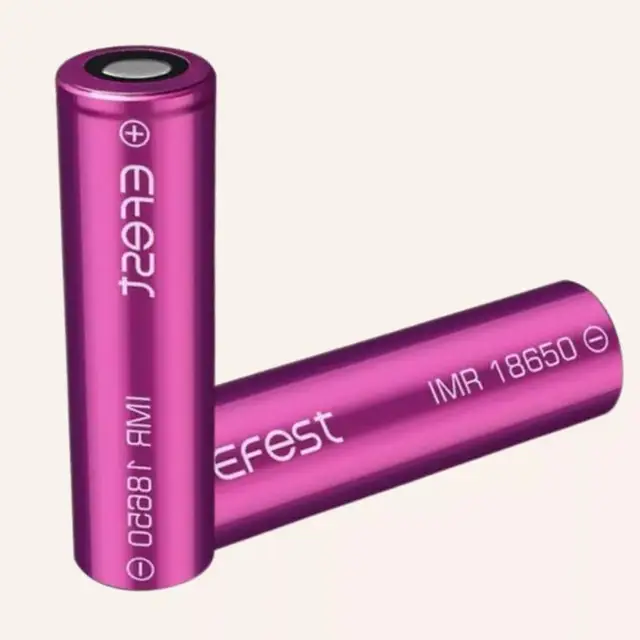 Bateria para Vape Cigarro Eletrônico - Efest (2 Unidades) - IMR 18650 - 3500