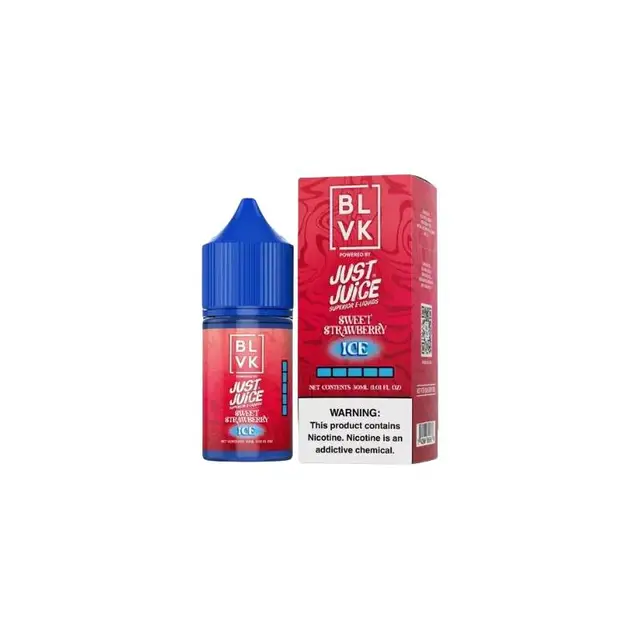 Líquido Blvk Just Juice Nicsalt - Sweet Strawberry Ice