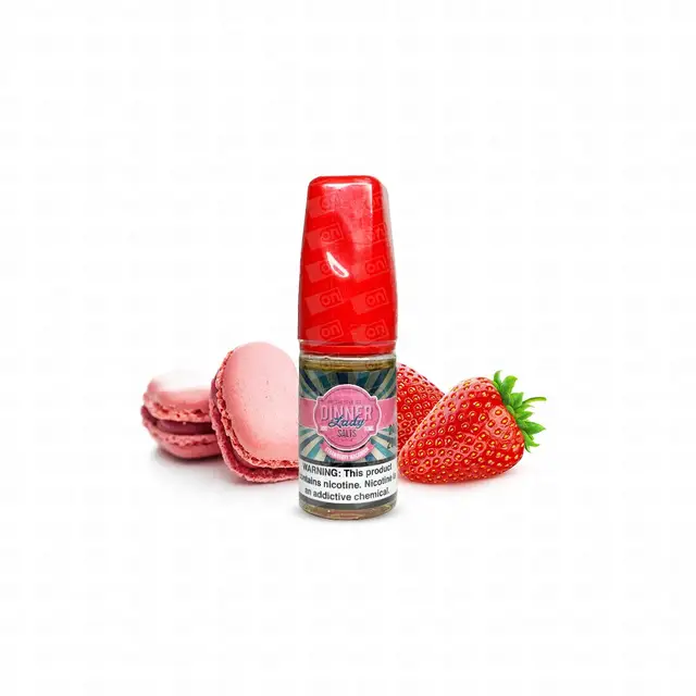 Líquido Dinner Lady NicSalt - Strawberry Macaroon