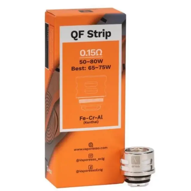 Vaporesso - Resistencia QF Strip - 0.15 ohm (Unidade)