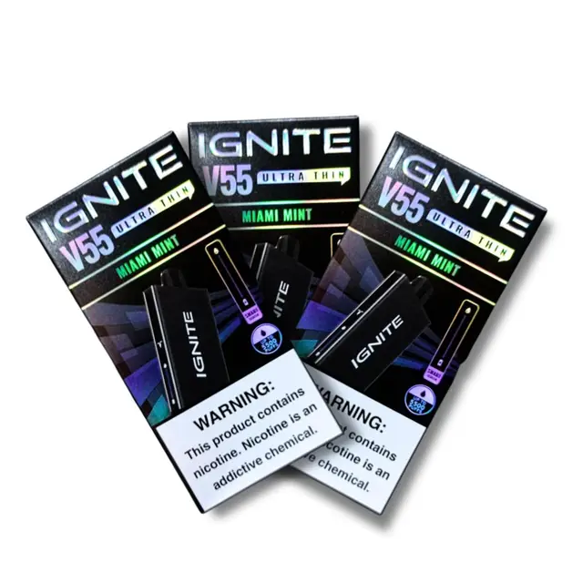 Pod Descartável Ignite V55 Ultra Thin - 5500 Puffs - 5%