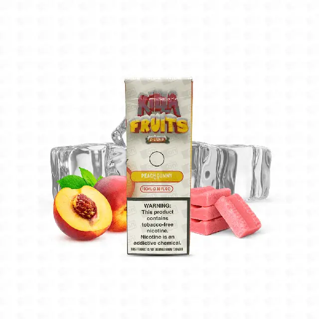 Líquido Killa Fruits Ice Freebase - Peach Gummy