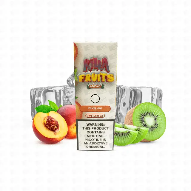Líquido Killa Fruits Ice NicSalt - Peach Kiwi